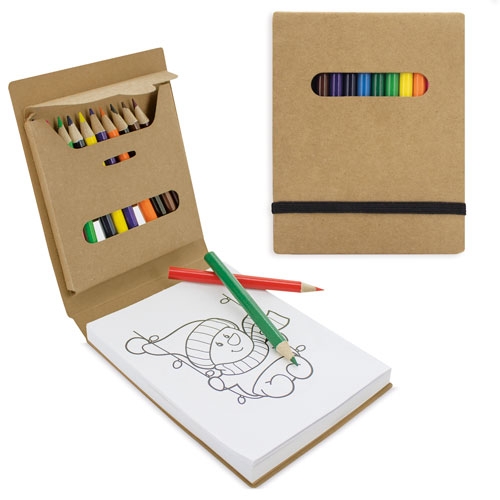 comprar Libreta de colorear con cajita12 colores "pintur" | Infantil y juegos de mesa>Dibujar y pintar
