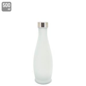 comprar Botella esmerilada 500ml "aqua sana" | Botellas