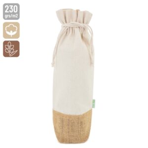 comprar Bolsa vino de algodon y jute natural | Bolsas y compra>Bolsas de algodón