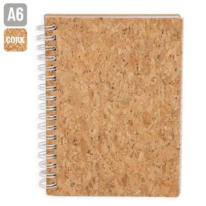 comprar Libreta con anillas blancas corcho natural | Agendas