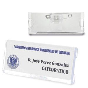 comprar Identificador rectangular "continental" | Congresos