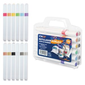 comprar Set 12 rotuladores acrilicos "kolorin" | Escritura>Lápices y marcadores