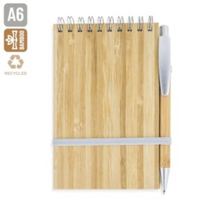 comprar Bloc bambu con boligrafo nature | Agendas