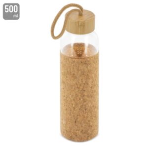 comprar Botella cristal tapon bambu/corcho "zasi" | Botellas